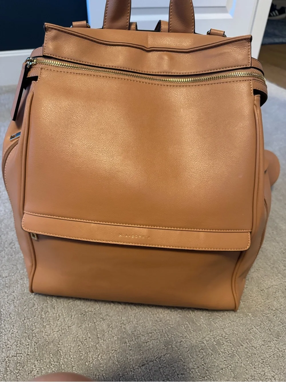 Mia + Sophia The Sophia Diaper Bag in brown